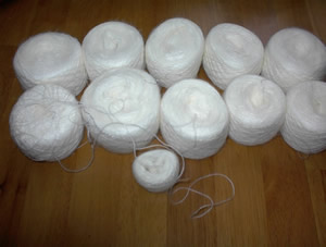 laceweight white